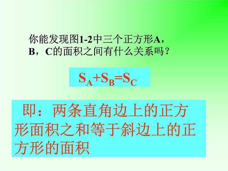 冀教版数学八年级上册17.3勾股定理 课件第5页