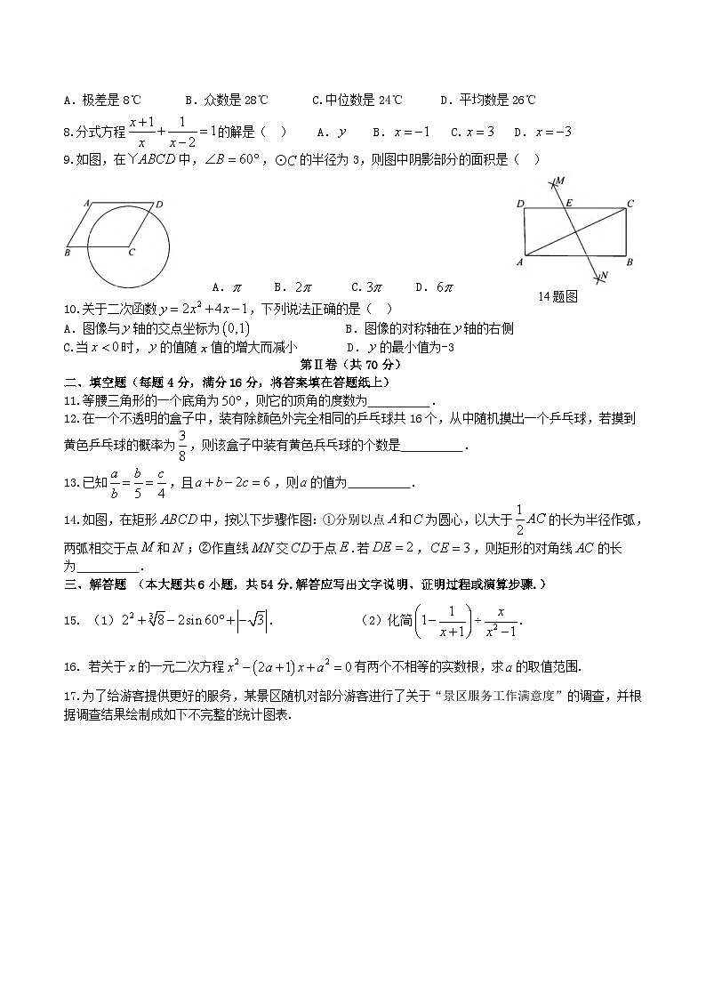 2018年四川省成都市中考数学真题及答案02