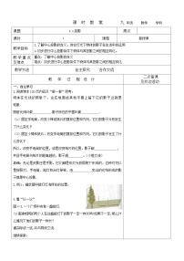 初中数学鲁教版 (五四制)九年级上册1 投影教案