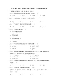 广西来宾市第五中学2023-2024学年七年级上学期期中数学试卷