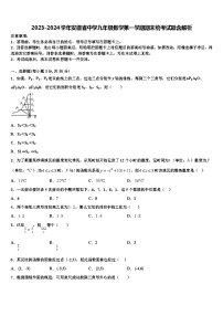 2023-2024学年安徽省中学九年级数学第一学期期末统考试题含解析