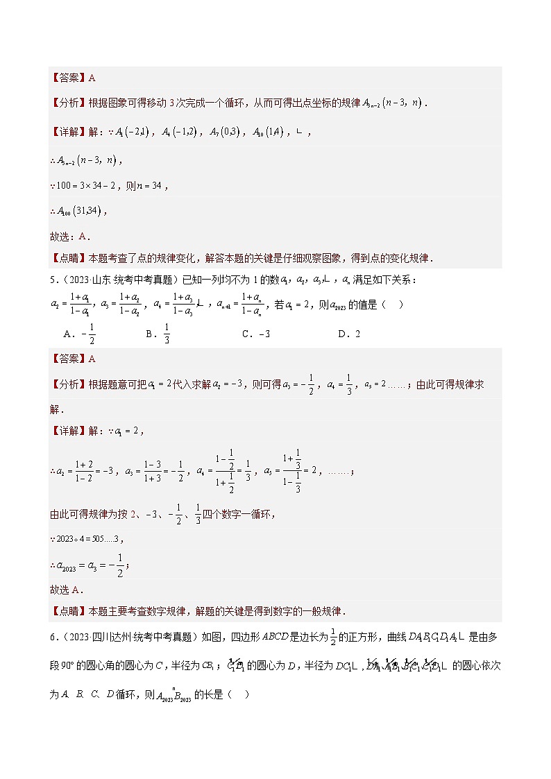 专题29 规律探究题（共26题）（解析版）03