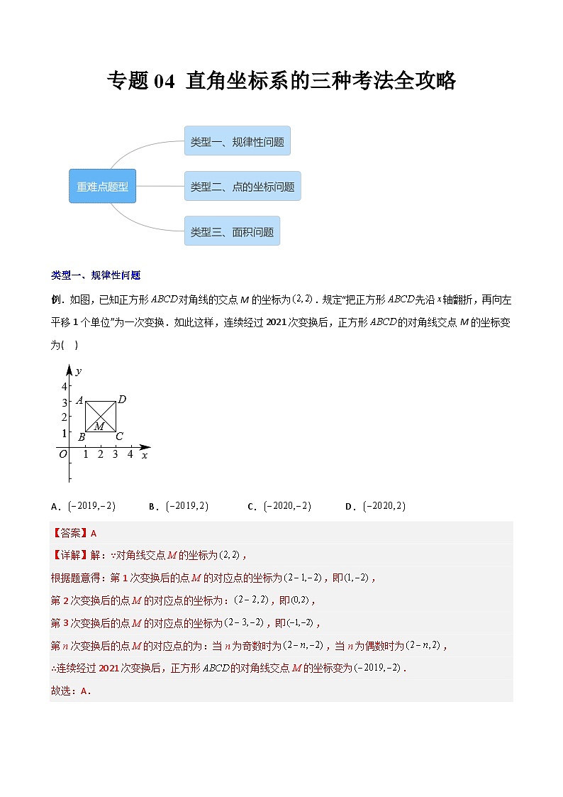 专题04 直角坐标系的三种考法全攻略（教师版）-2023年初中数学7年级下册同步压轴题  第1页