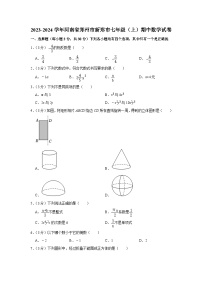 河南省郑州市新郑市2023—-2024学年上学期七年级期中数学试卷