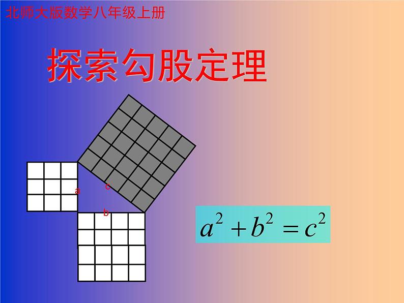 探索勾股定理 课件第1页