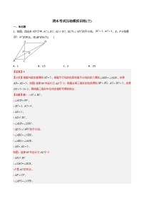 2023年初中数学8年级下册同步压轴题  期末考试压轴题模拟训练（三）（学生版+解析版）