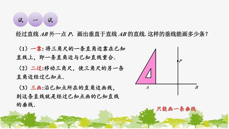 5.1 相交线2 垂线 华东师大版数学七年级上册课件第6页