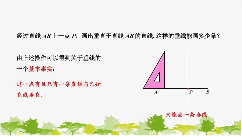 5.1 相交线2 垂线 华东师大版数学七年级上册课件第7页