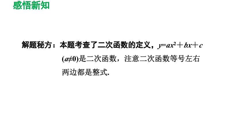 26.1 二次函数 华师大版数学九年级下册导学课件第7页