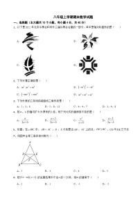 四川省南充市2023年八年级上学期期末数学试题附答案