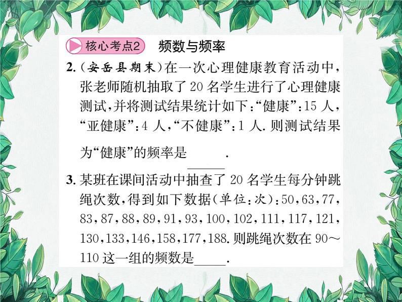 第15章 数据的收集与表示 章末核心考点整合与素养提升 华东师大版数学八年级上册课件04