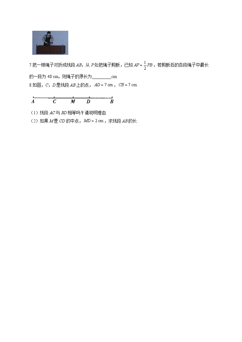 4.5 最基本的图形 华东师大版数学七年级上册堂堂练(含答案)02