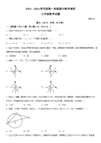 江苏省徐州市睢宁县2023-2024学年九年级上册期中数学试题（含解析）