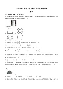 广东省佛山市南海区南海实验中学2023-2024学年九年级上学期月考数学试题