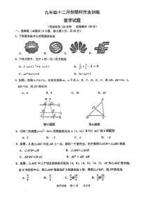 辽宁省鞍山市第二中学等校2023-2024学年九年级上学期12月限时训练数学试题