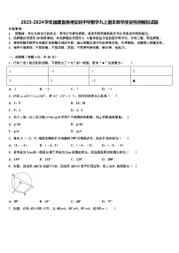 2023-2024学年福建省泉州实验中学数学九上期末教学质量检测模拟试题含解析