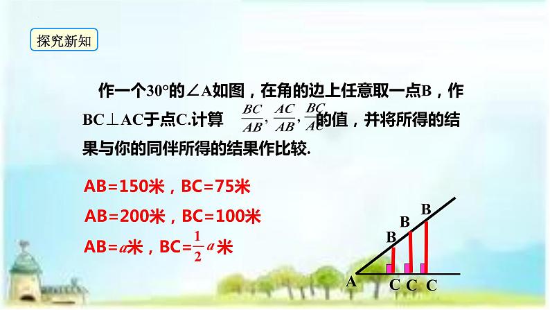 1.1 锐角三角函数 浙教版九年级数学下册课件第7页