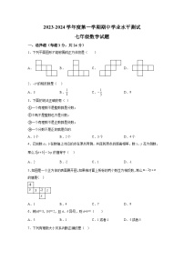 山东省菏泽市巨野县2023-2024学年七年级上学期期中数学试题（含解析）