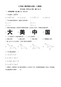 八年级上学期期末数学试题 (86)