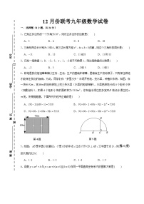 江苏省宿迁市宿城区三校2023-2024学年九年级上学期12月联考数学试卷