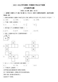 山东省聊城市东昌府区2023-2024学年七年级上册期中数学试题（含解析）