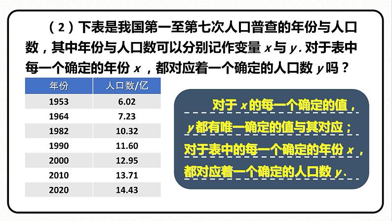 19.1.1 变量与函数 第2课时 函数 课件 2023—2024学年人教版数学八年级下册08