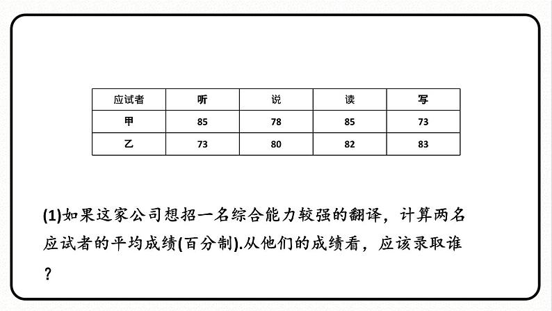 20.1.1 平均数 第1课时 平均数 课件 2023—2024学年人教版数学八年级下册05