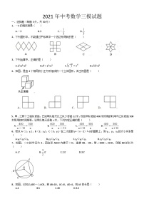 2021年广东广州三中明德实验学校中考模拟数学试卷