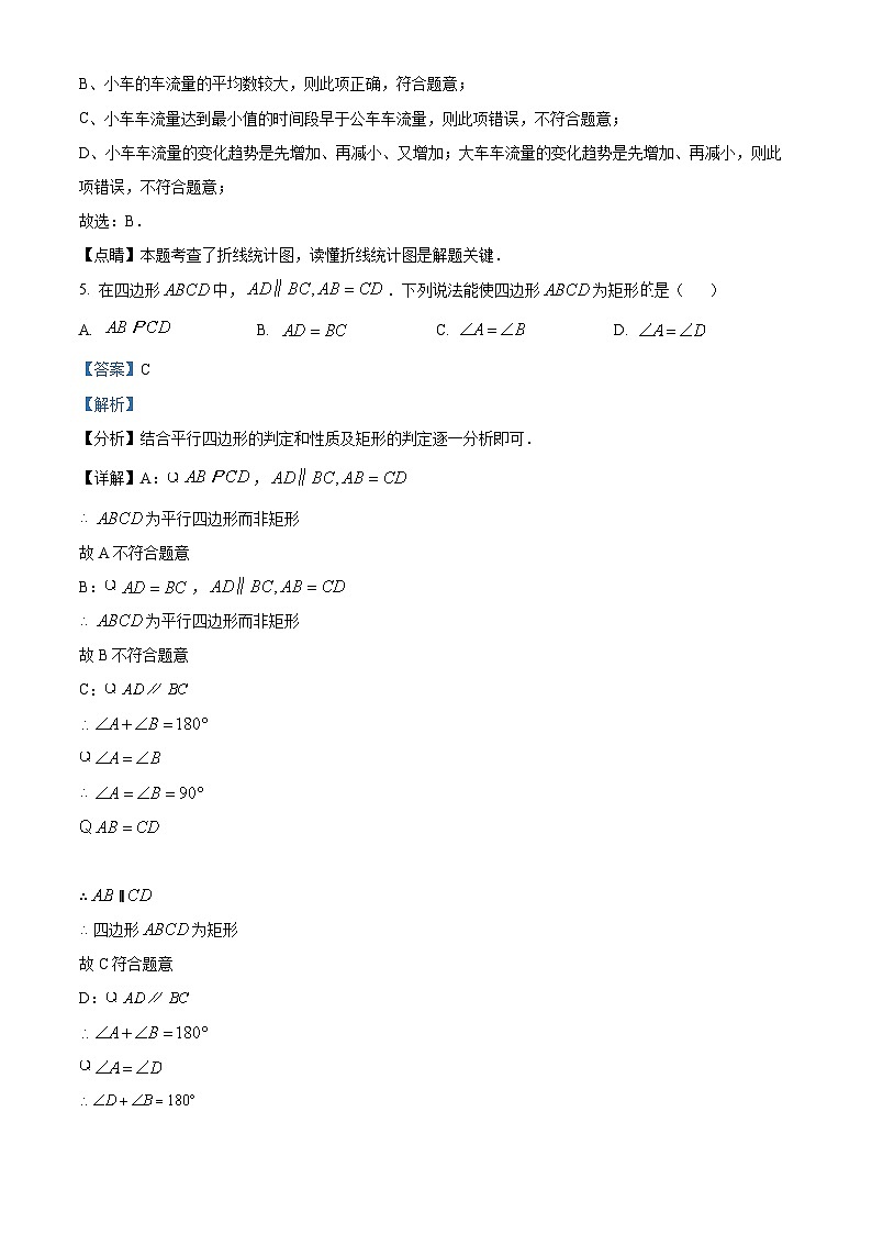 精品解析：上海市中考数学真题（解析版）第3页