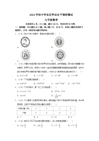 2023年广东省云浮市新兴县九年级中考数学一模试卷