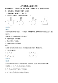 八年级上学期期末数学试题 (109)