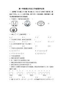 八年级上学期期末数学试题 (182)