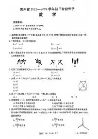 贵州省遵义市2023-2024学年九年级上学期12月月考数学试题