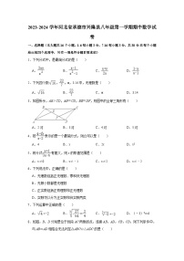 2023-2024学年河北省承德市兴隆县八年级（上）期中数学试卷（含解析）