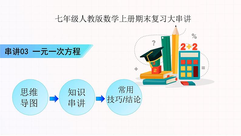 一元一次方程知识串讲-2023-2024学年七年级数学上学期期末考点预测（人教版）课件PPT01