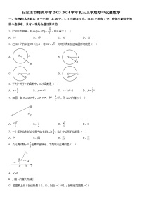 河北省石家庄市精英中学2023-2024学年九年级上册期中数学试题（含解析）