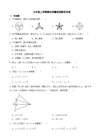 天津市河北区2023年九年级上学期期末质量检测数学试卷附答案