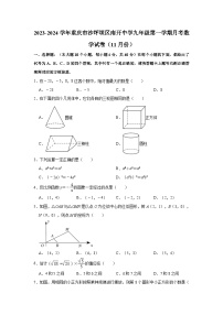 2023-2024学年重庆市沙坪坝区南开中学九年级（上）月考数学试卷（11月份）（含解析）