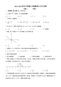 湖北省武汉市六中上智中学2021-2022学年八年级下学期月考数学试题