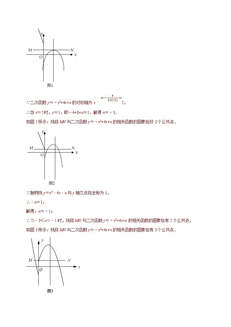 专题1.7 二次函数中的新定义问题专项训练（30道）（教师版）-2023年九年级上册数学举一反三系列（浙教版）第3页