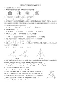 人教版数学八年级上册期末达标练习卷(1)