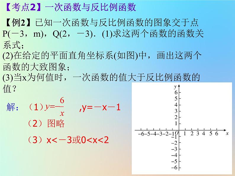 中考数学冲刺复习第三章函数第13课反比例函数课件第4页