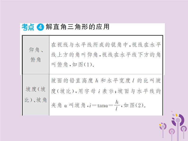 中考数学总复习第四章第六节锐角三角函数及其应用课件第5页