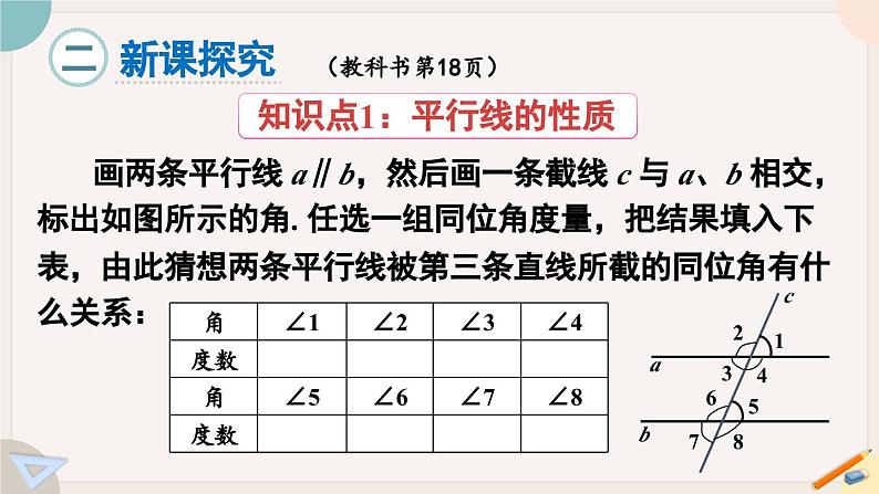 人教版七年级数学下册课件 5.3.1 第1课时 平行线的性质03