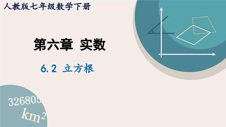 人教版七年级数学下册课件 6.2 立方根01