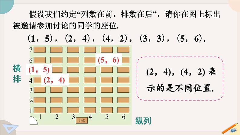 人教版七年级数学下册课件 7.1.1 有序数对07