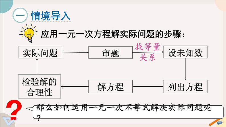 人教版七年级数学下册课件 9.2 第2课时 一元一次不等式的应用02