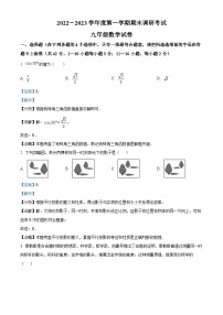 河北省保定市清苑区2022-2023学年九年级上学期期末数学试题答案