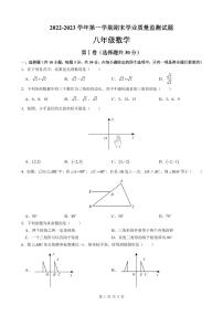 2022-2023深圳罗湖区八年级（上）期末数学试卷