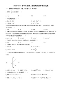 江苏省南通市海门区2022-2023学年七年级上学期期末数学模拟试题